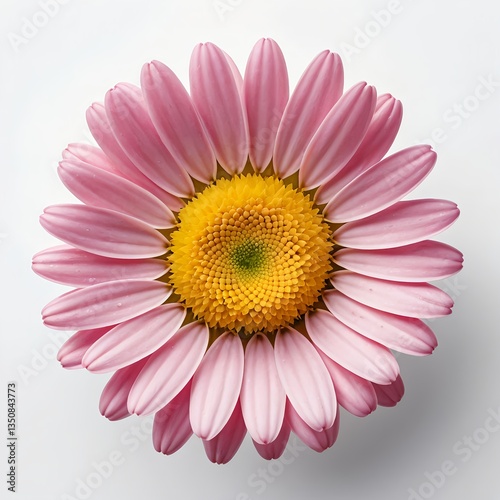 Pink Osteospermum Daisy Flower, Top View