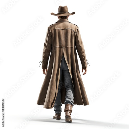 Wallpaper Mural Lone Cowboy Walking Away Torontodigital.ca