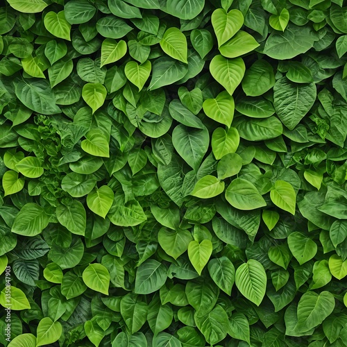 Lush Green Leaf Background