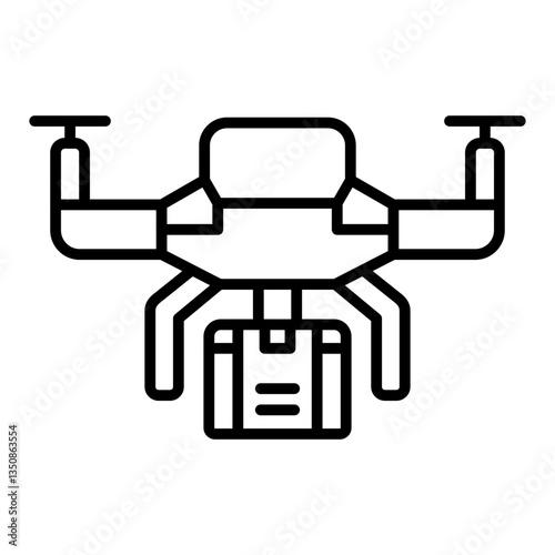 Drone delivery Icon