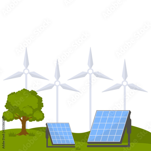 Renewable Energy Illustration