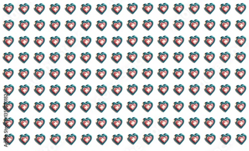 Heart flat icon. Vector red symbol. Pictograph is isolated on a white background.
