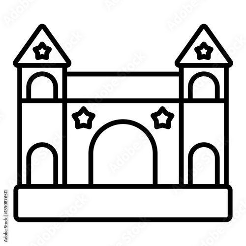 Bouncy castle Icon