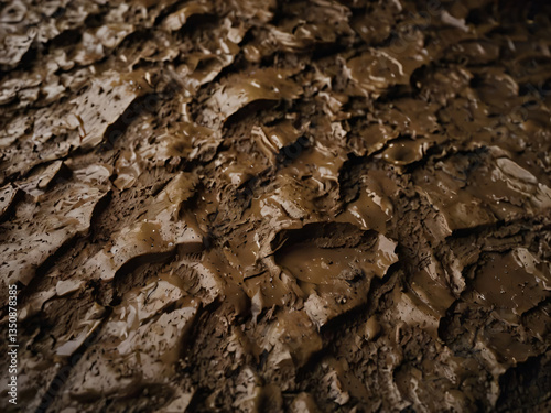 The soil appears fertile, with scattered organic debris ideal for promoting plant growth.