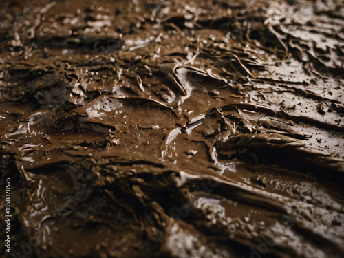 The soil appears fertile, with scattered organic debris ideal for promoting plant growth.