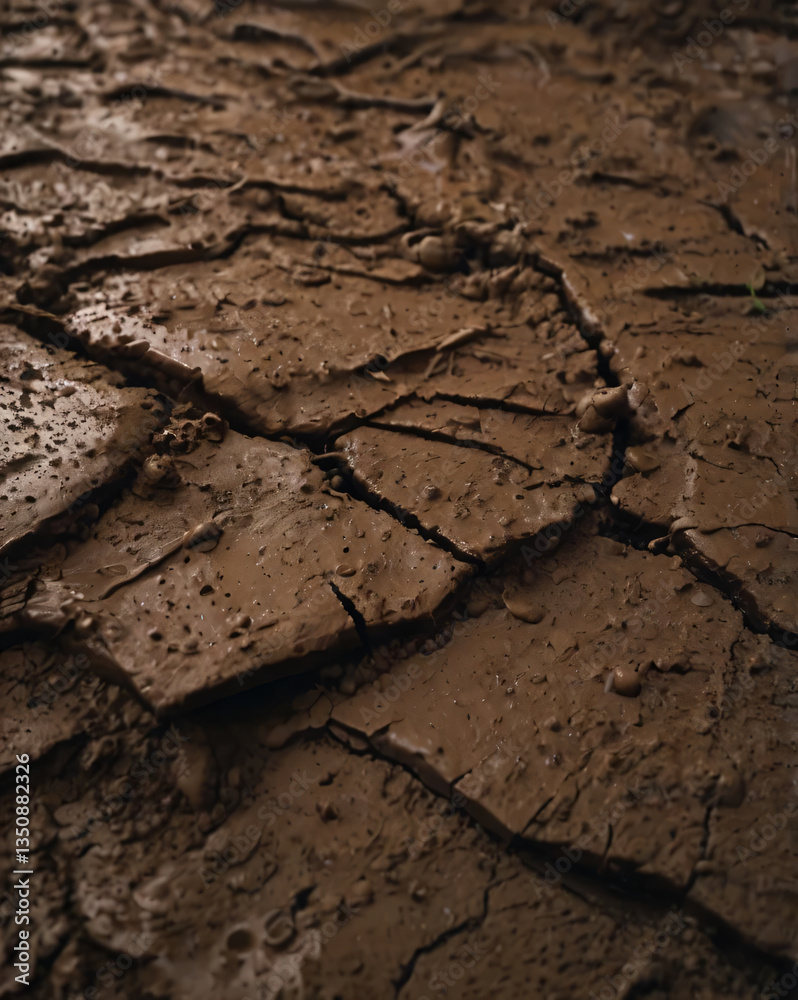 The rich soil in this image displays a dark brown color and fine texture. The rich soil in this image displays a dark brown color and fine texture.