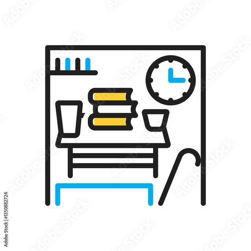 Multi color icon for barely