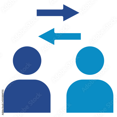 Conflict Of Interest  Icon Element For Design