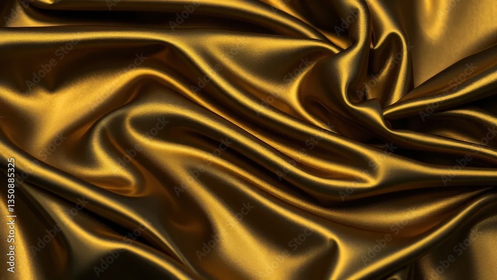 Obraz premium close-up photograph of a luxurious, dark-colored fabric with iridescent
