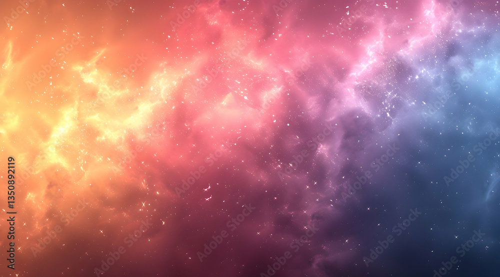 Fototapeta premium Colorful Nebula In Space Background