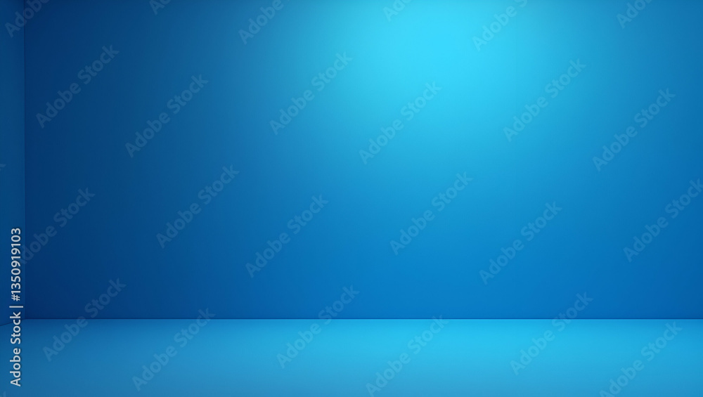 Flat Empty Blue Room with Gradient Background: Ideal Abstract Space for Christmas, Valentine's Day, and New Year Celebrations - Cute Vector Illustration Flat Empty Blue Room with Gradient Background: Ideal Abstract Space for Christmas, Valentine's Day, and New Year Celebrations - Cute Vector Illustration
