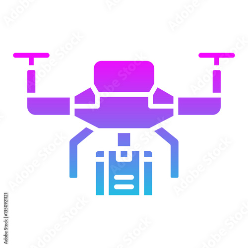 Drone delivery Icon