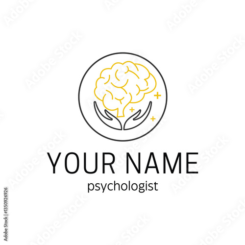 Professional Psychologist Logo Design: Modern and Thoughtful Branding for Psychologists, Emphasizing Mental Health Awareness and Compassionate Care in a Visually Engaging Style