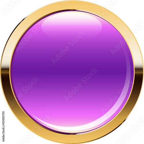 glossy blue glossy button