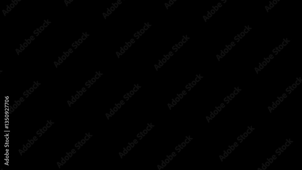 like animated icon motion graphic design looping video on black background.