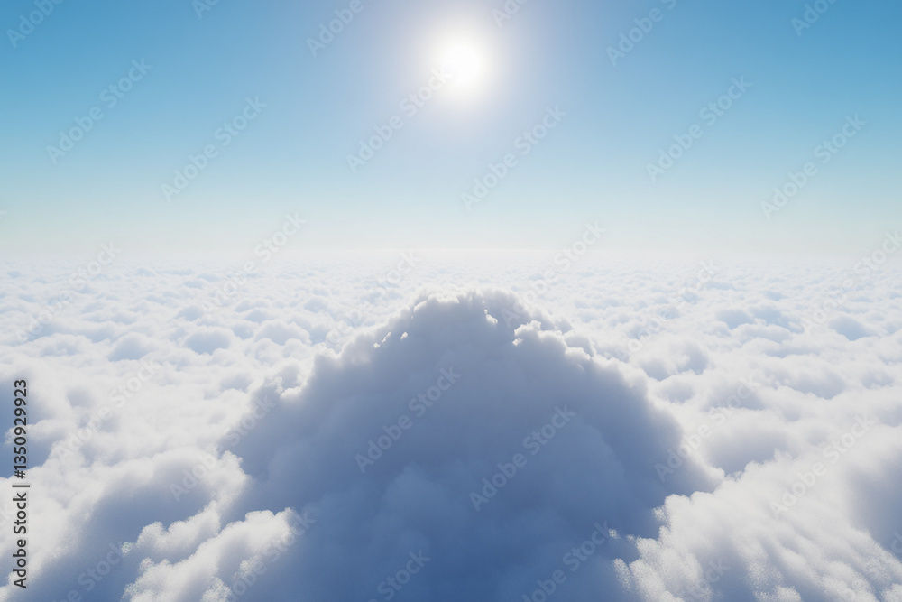 Fototapeta premium Blue sky and white clouds
