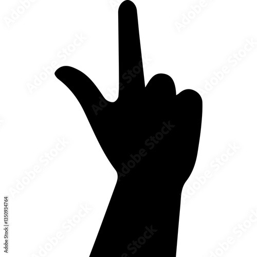 Pointing Hand Gesture Upwards