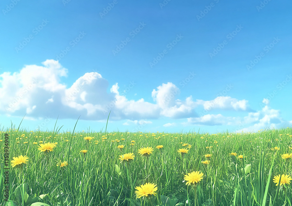 Fototapeta premium Blue sky and white clouds