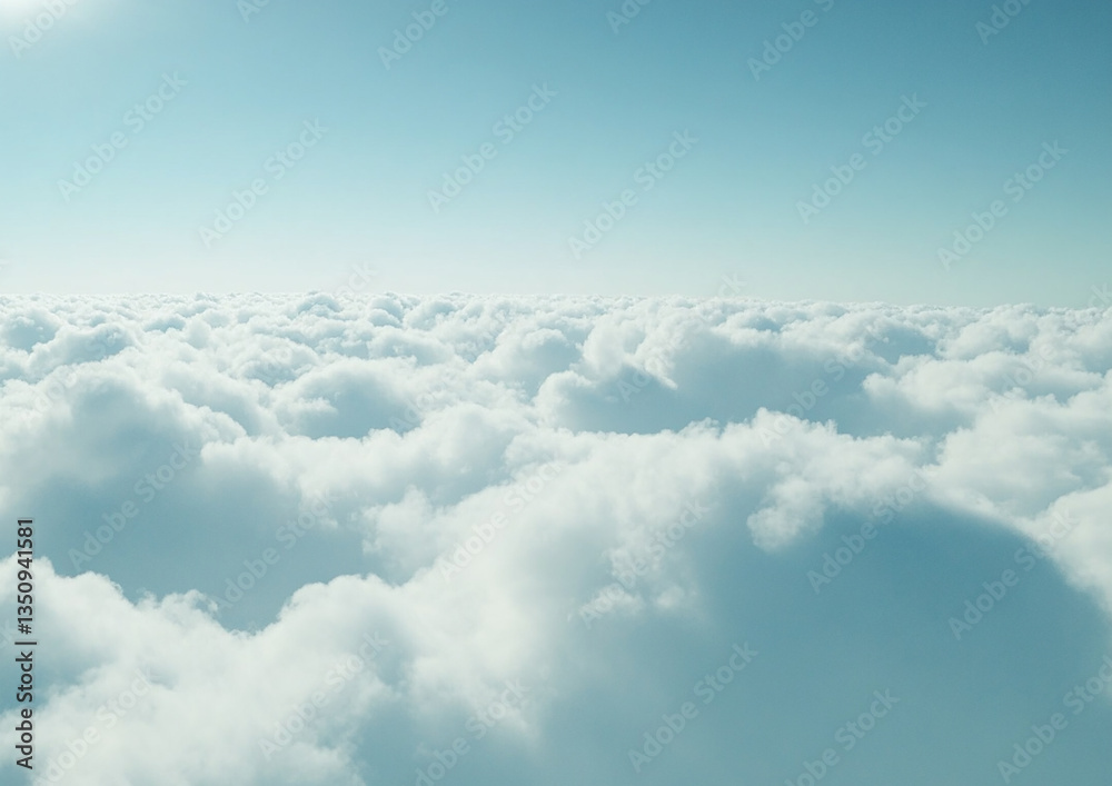 Fototapeta premium Blue sky and white clouds