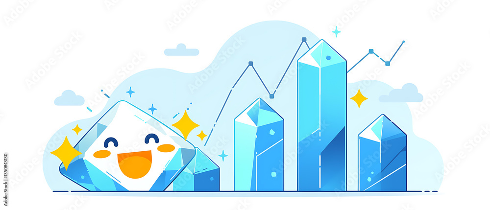 Illustration about investing in diamond business and collecting valuable diamonds. Illustration about investing in diamond business and collecting valuable diamonds.