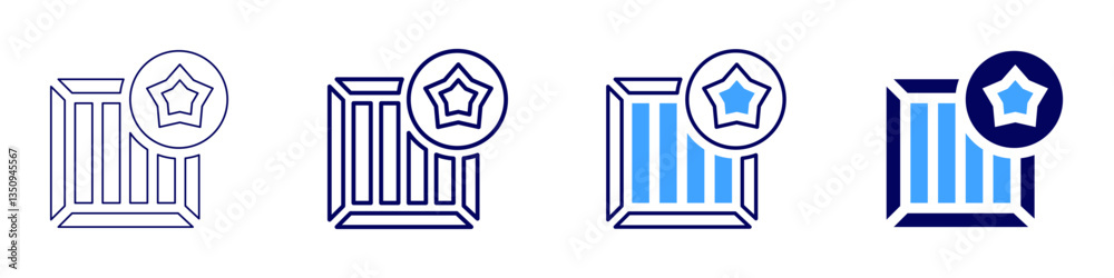 Feedback conception icon in 4 different styles. Thin Line, Line, Bold Line, Duotone. Duotone style. Editable stroke