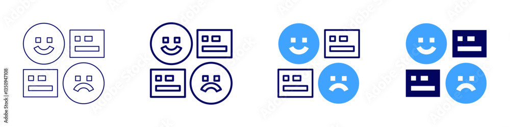 Feedback environment icon in 4 different styles. Thin Line, Line, Bold Line, Duotone. Duotone style. Editable stroke Feedback environment icon in 4 different styles. Thin Line, Line, Bold Line, Duotone. Duotone style. Editable stroke