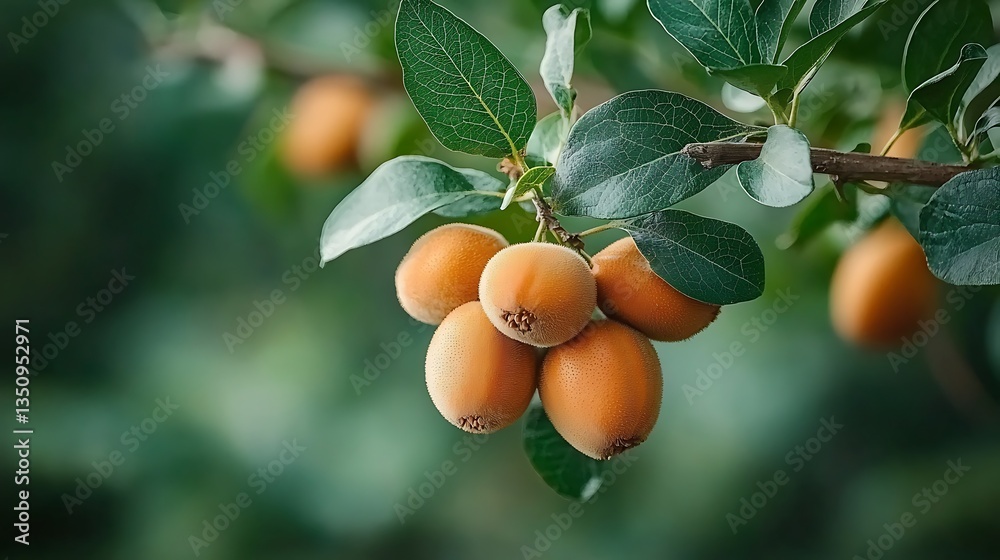 Ripe fruits on a branch Ripe fruits on a branch