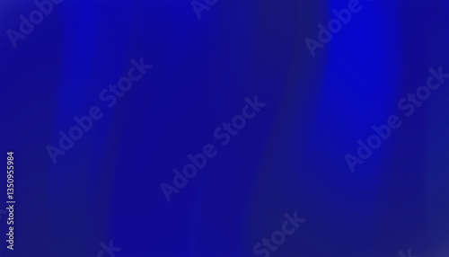 Abstract Deep Blue Gradient with Smooth Transition and Subtle Light Play
