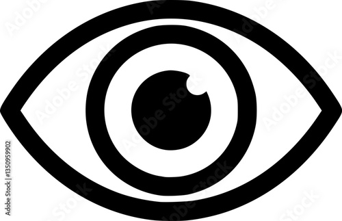 Simple vector icon eye
