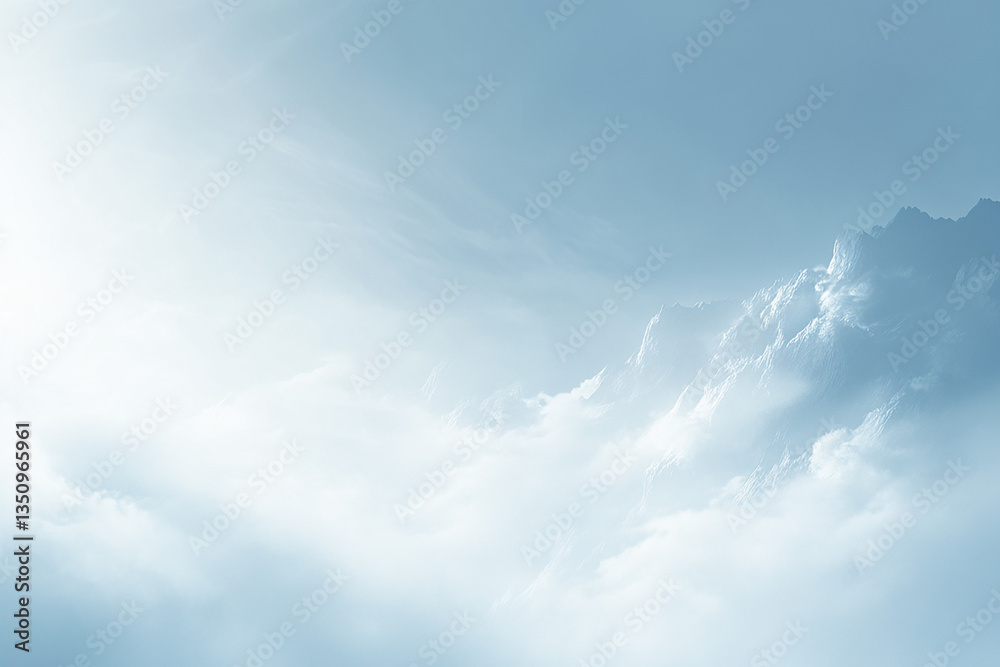 Fototapeta premium Blue sky and white clouds