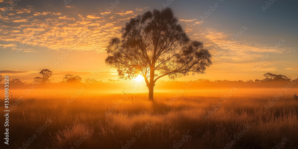 Fototapeta premium Inspiring Sunrise and Sunset Photos Ranked as Top-Selling Nature Images for Design and Marketing sunset in the morning