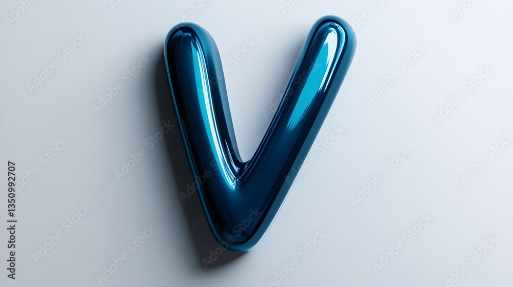 letter ( X Y V ) 3D letter ( X Y V ) 3D