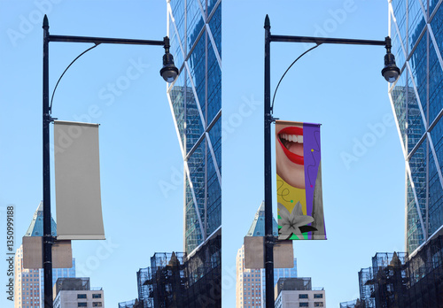 Fly banner in New york