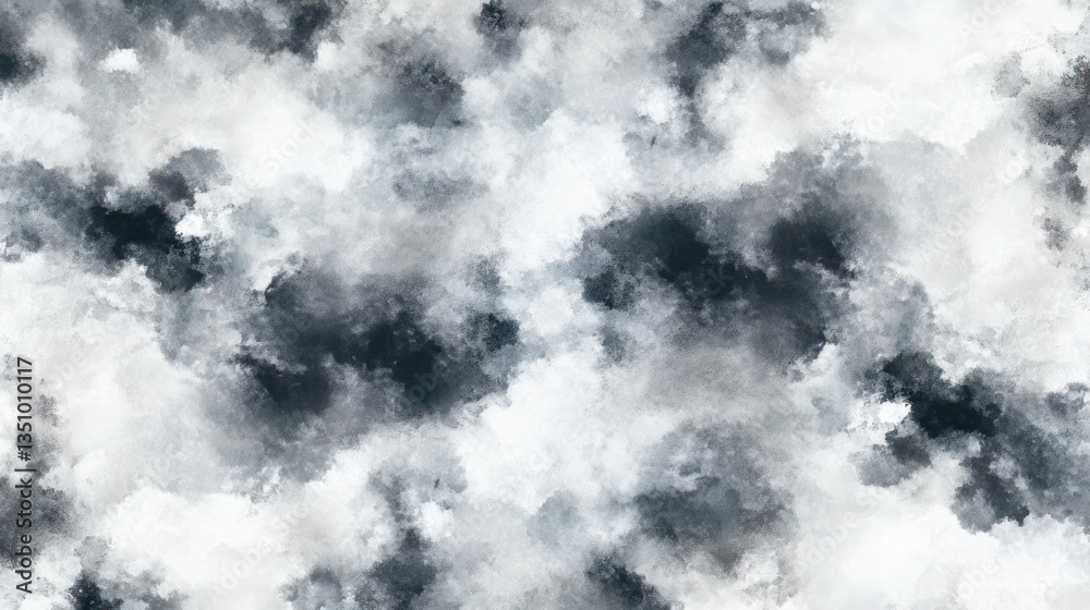 Abstract grayscale cloudscape texture; digital art, website background Abstract grayscale cloudscape texture; digital art, website background