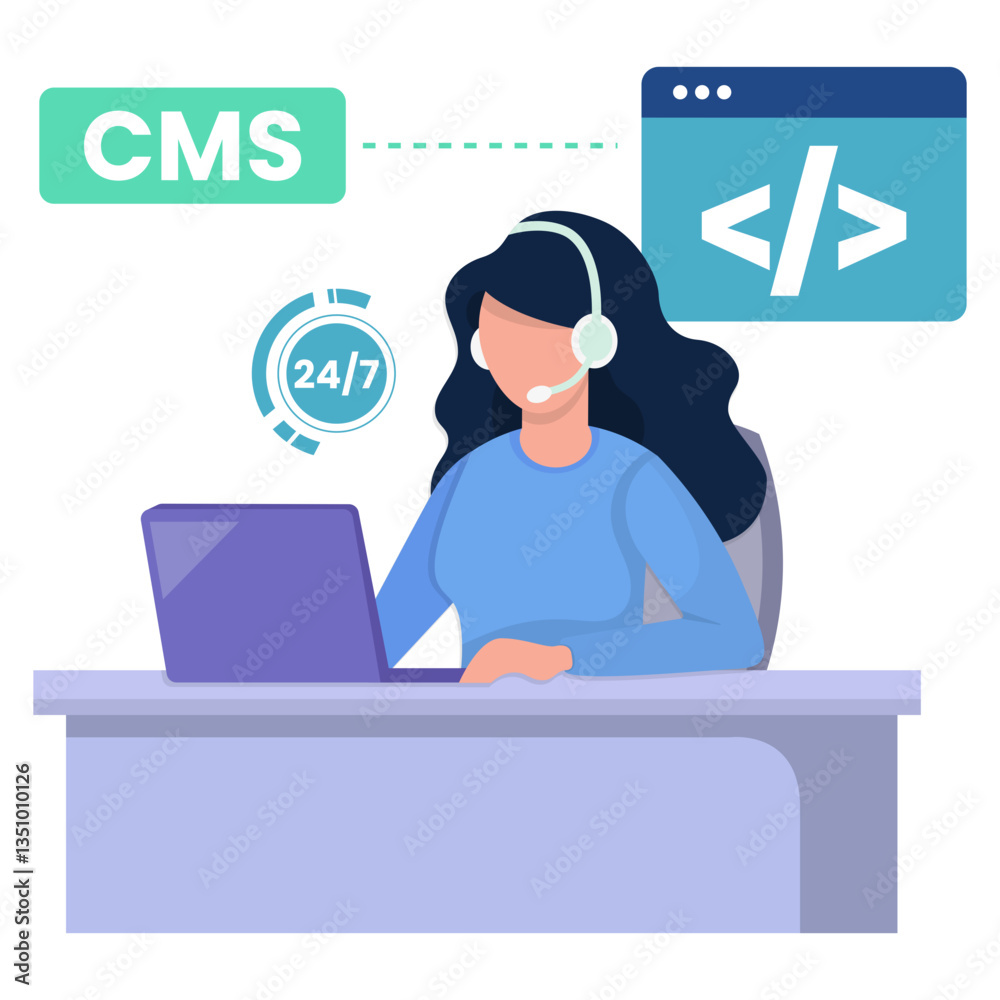 IT Service illustration IT Service illustration