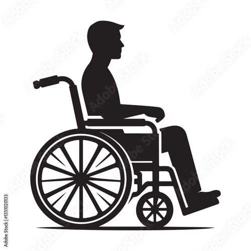 man in wheelchair