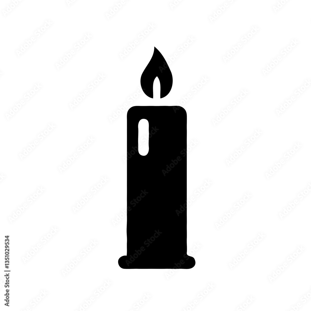 A simple, minimalistic, single-line drawing of candle.The design is clean and elegant, with smooth, flowing curves and no shading or additional details. A simple, minimalistic, single-line drawing of candle.The design is clean and elegant, with smooth, flowing curves and no shading or additional details.