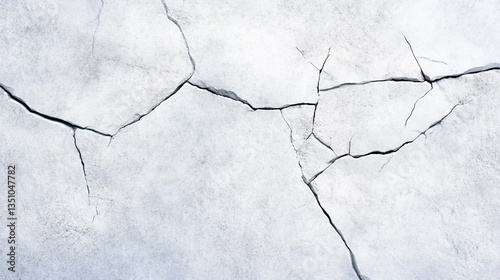 Cracked concrete texture with natural imperfections