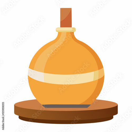 aromatherapy diffuser with wooden base