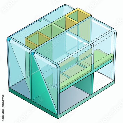 transparent acrylic organizer 