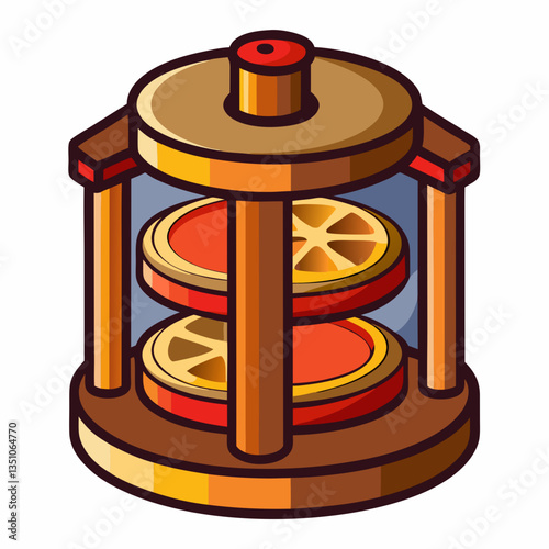 compact spice rack with rotating feature 