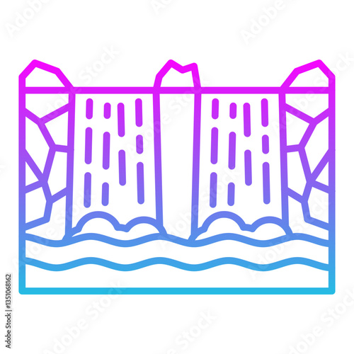 Waterfall Icon