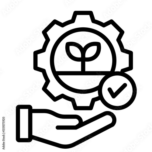 Environmental Compliance  Icon Element For Design	