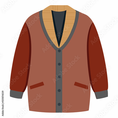 textured wool cardigan with open front