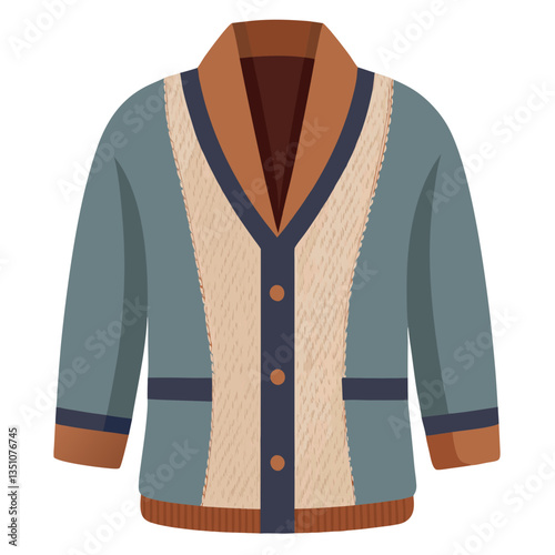 textured wool cardigan with open front