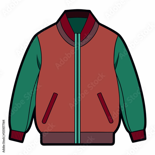 lightweight bomber jacket with ribbed cuffs