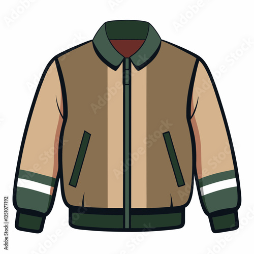 lightweight bomber jacket with ribbed cuffs