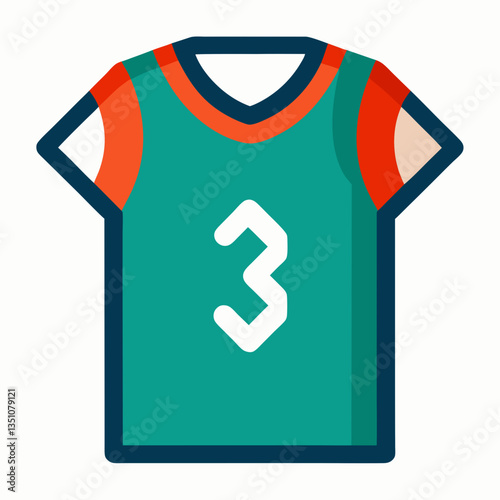 breathable mesh sports jersey with printed number