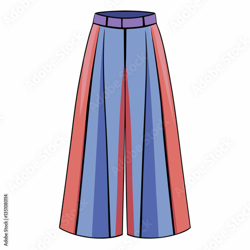 high waisted culottes with wide leg cut