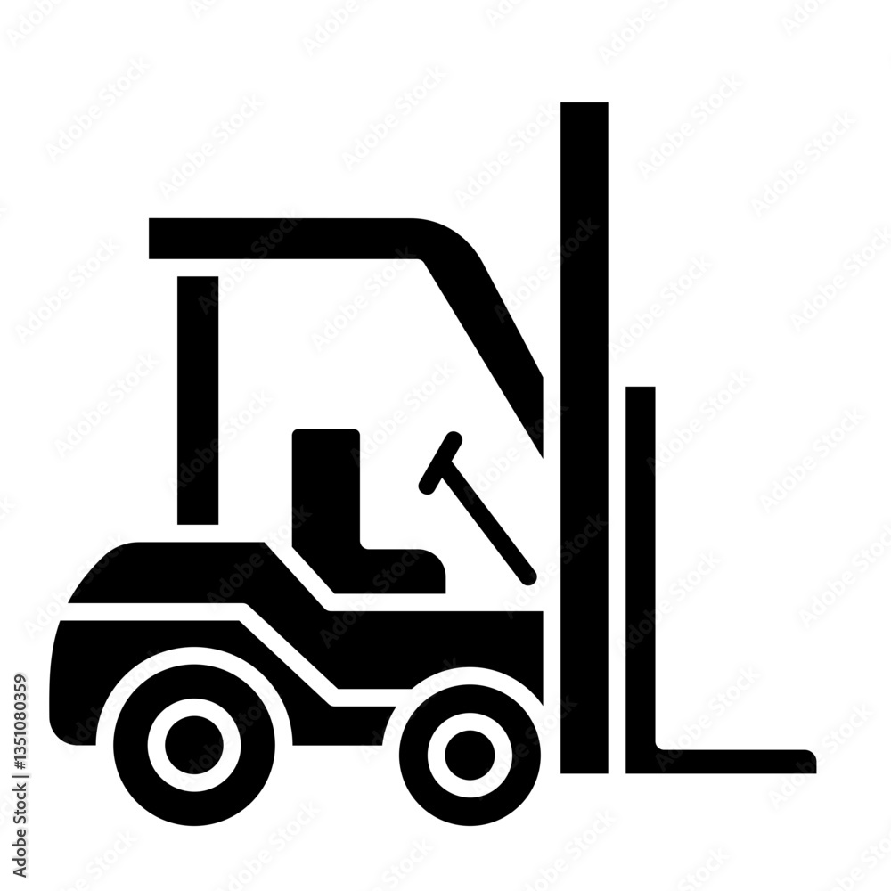 Forklift Icon Element For Design Forklift Icon Element For Design